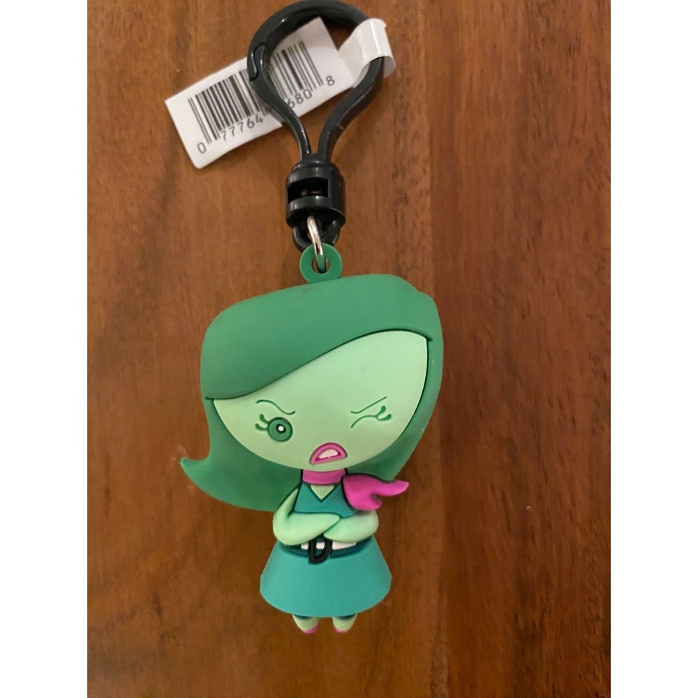 Disney Figural Keyring Series 6 Disgust Inside Out New Bag Clip Keychain‎ Charm
